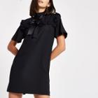 River Island Womens Bowtie Short Sleeve Swing Dress