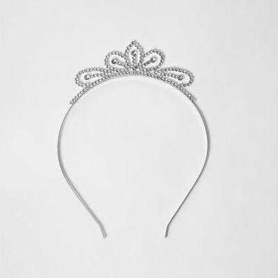 River Island Girls Silver Tone Embellished Tiara