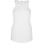 River Island Womens White Racer Back Longlinek
