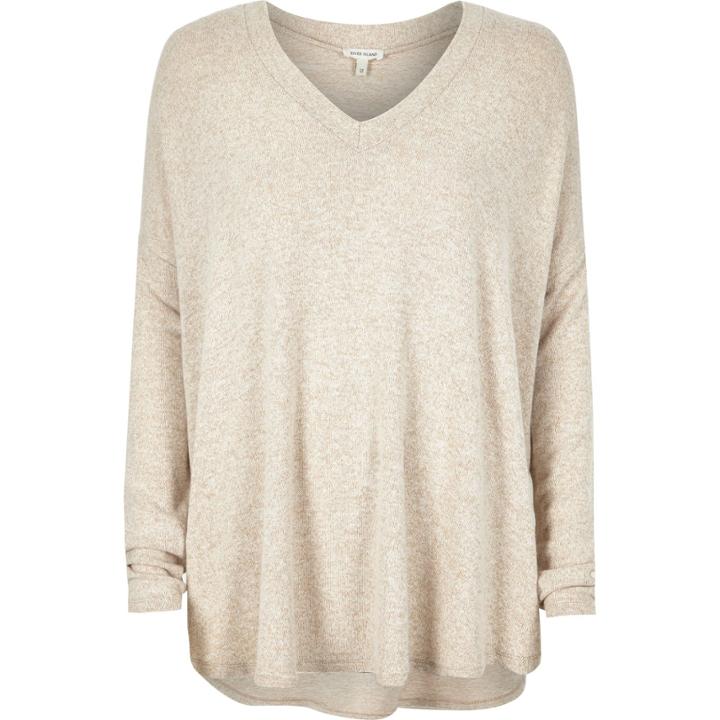 River Island Womens Brushed Knitted Swing Jumper