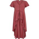 River Island Womens Short Sleeve High-low Ruffle Hem Kimono