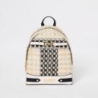 River Island Womens Weave Snaffle Front Backpack