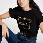 River Island Womens 'la Monada' Frill Sleeve T-shirt