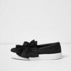 River Island Womens Ruffle Slip On Plimsolls