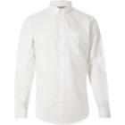 River Island Mens Big And Tall White Button-down Shirt