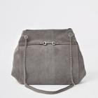 River Island Womens Leather Snaffle Front Slouch Bag