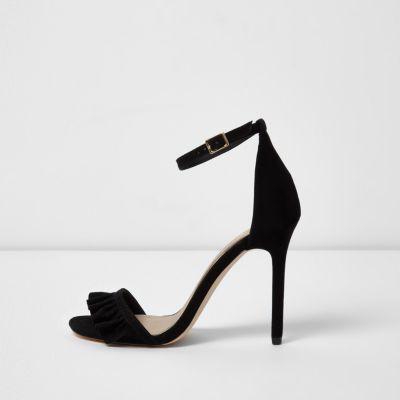 River Island Womens Frill Strap Barely There Sandals