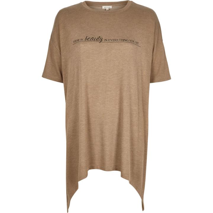River Island Womens Hanky Hem Oversized T-shirt
