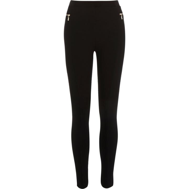 River Island Womens Premium Zip Side Leggings