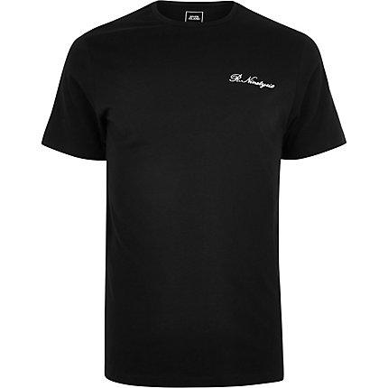 River Island Mens Slim Fit 'r Ninety Six' T-shirt