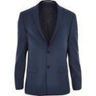 River Island Mens Wool-blend Slim Suit Jacket