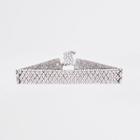 River Island Womens Silver Tone Rhinestone Embellished Choker