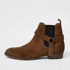 River Island Mens Western Style Suede Boots