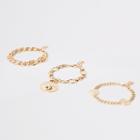 River Island Womens Gold Color Lion Head Bracelet Pack