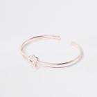 River Island Womens Rose Gold Double Knot Cuff Bracelet