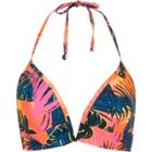 River Island Womens Tropical Plunge Triangle Bikini Top