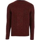 River Island Mens Only And Sons Cable Knit Jumper