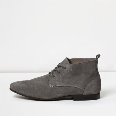 River Island Mens Suede Lace-up Boots