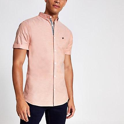 River Island Mens Slim Fit Slim Fit Oxford Shirt
