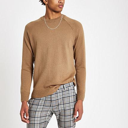 River Island Mens Slim Fit Soft Knit Jumper