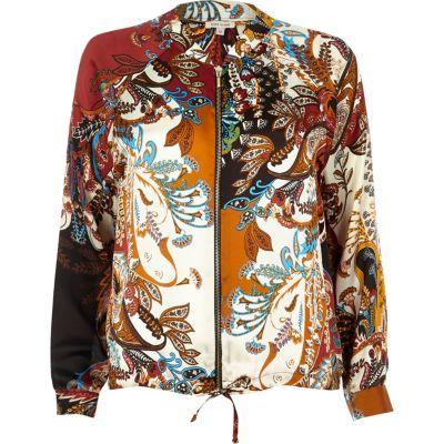 River Island Womens Paisley Print Shacket