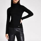 River Island Womens Long Sleeve Roll Neck Knitted Top
