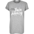 River Island Womens Life's Better Print Oversized T-shirt