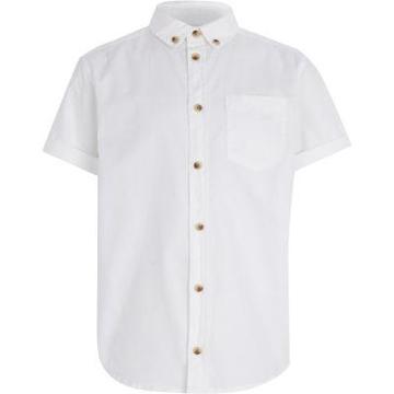 River Island Boys White Oxford Shirt