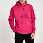 River Island Mens Svnth Printed Long Sleeve Hoodie