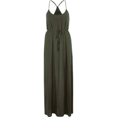 River Island Womens Tie Waist Maxi Slip Dress