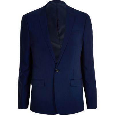 River Island Mens Bright Skinny Fit Suit Jacket
