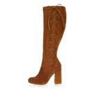 River Island Womens Suede Knee High Lace-up Boots
