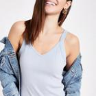 River Island Womens Ribbed V Neck Cami Vest