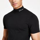 River Island Mens Prolific Muscle Fit Turtle Neck T-shirt