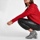 River Island Womens Cable Knit Crew Neck Jumper
