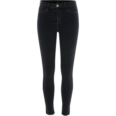 River Island Womens Molly Mid Rise Shadow Panel Jegging