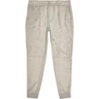 River Island Mens Suede Panel Joggers