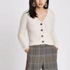 River Island Womens Knit Long Sleeve Cropped Cardigan