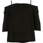 River Island Womens Plus Placket Cold Shoulder Top