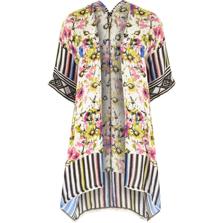 River Island Womens Floral Print Kimono