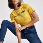 River Island Womens 'i Make The Rules' T-shirt