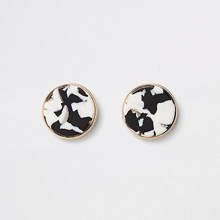 River Island Womens Gold And Silver Colour Circle Stud Earrings