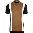 River Island Mens Color Block Polo Shirt