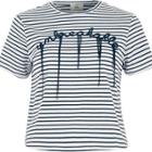 River Island Womens Petite Stripe 'unbreakable' T-shirt