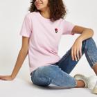 River Island Womens Rose Embroidered T-shirt