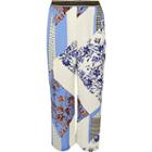 River Island Womens Plus Print Elasticated Wide Leg Trouser