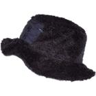 River Island Mens Christopher Shannon Faux Fur Bucket Hat