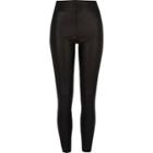 River Island Womens Cracked Coated Leather Look Leggings
