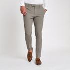 River Island Mens Pupstooth Super Skinny Fit Suit Trousers