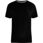 River Island Mens Velour Tipped Slim Fit T-shirt